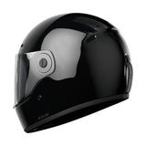 John Doe JD/ONE Helmet - Gloss Black - MOTOCCINO