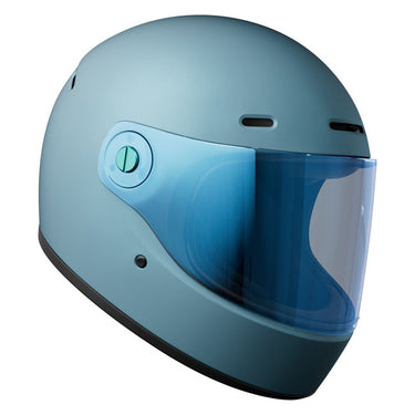 John Doe JD/ONE Frozen Helmet - Steel Blue - MOTOCCINO