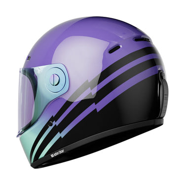 John Doe JD/ONE Spectral Helmet - Purple - MOTOCCINO
