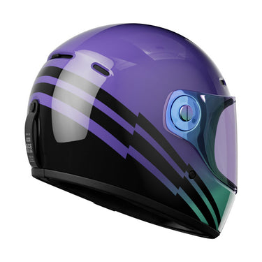 John Doe JD/ONE Spectral Helmet - Purple - MOTOCCINO