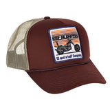 13 1/2 Keep On Chopping trucker cap brown/khaki - MOTOCCINO