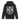 WCC ATX Cross zip hoodie black/white