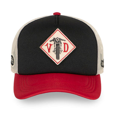 Von Dutch Foam Motorcycle cap black/red/white