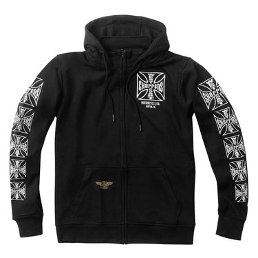 WCC Dominator zip hoodie black