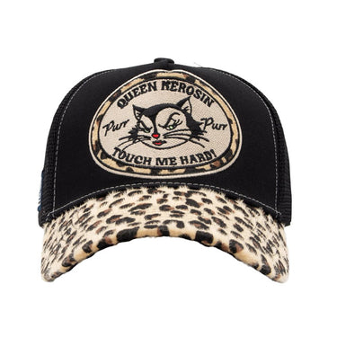 Queen Kerosin Touch me hard cap leopard wash