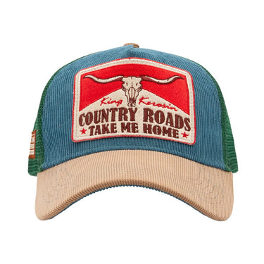 King Kerosin Country Roads cap smoke blue
