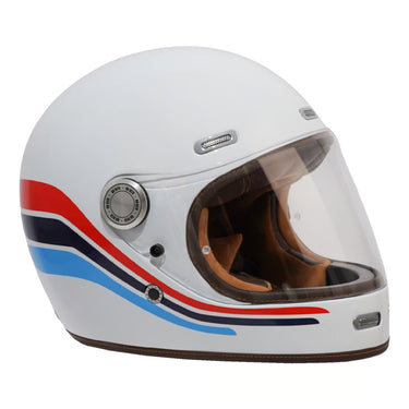 By City Roadster III Helmet - White/Blue/Red Swan