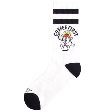 American Socks Coffee First Mid High Socks - American Socks