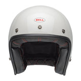 BELL Custom 500 Helmet - Gloss Vintage White - MOTOCCINO