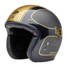 BELL Custom 500 Carbon Helmet - RSD Checkmate Matte Gloss Black/Gold - MOTOCCINO