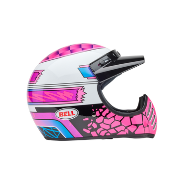 BELL Moto-3 Helm - Deathspray Gloss Pink Purple - MOTOCCINO
