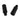 Motone, mirror extender adapter set 10mm. Black