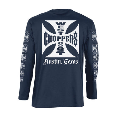 WCC OG logo ATX longsleeve navy