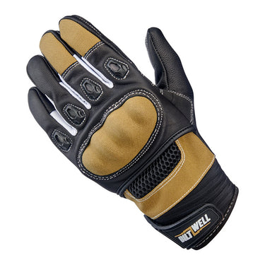 Biltwell Bridgeport gloves tan/black