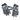 Lethal Threat Tattoo gloves black white