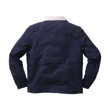 WCC Sherpa lined denim jacket blue