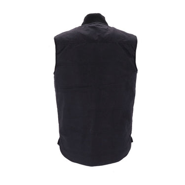 Roeg Brad Waxed Cotton Vest - Black - MOTOCCINO