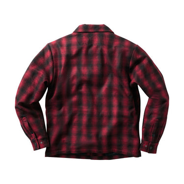 WCC Wool lined Plaidshirt red/black