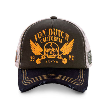 Von Dutch Crew cap black/orange