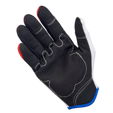 Biltwell Moto gloves red/white/blue