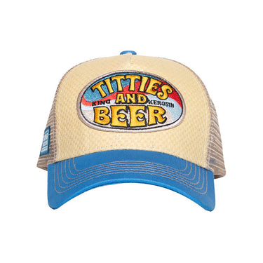 King Kerosin Titties And Beer cap beige/blue