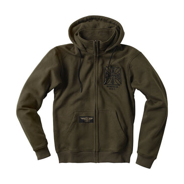 WCC OG ATX zip hoodie olive green