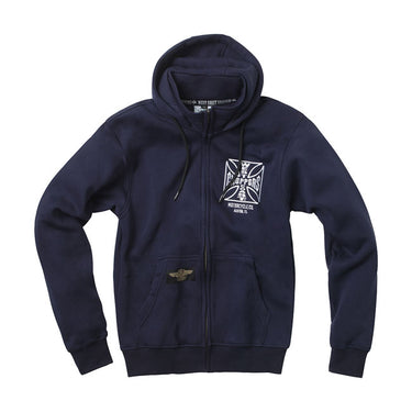 WCC OG ATX zip hoodie navy blue