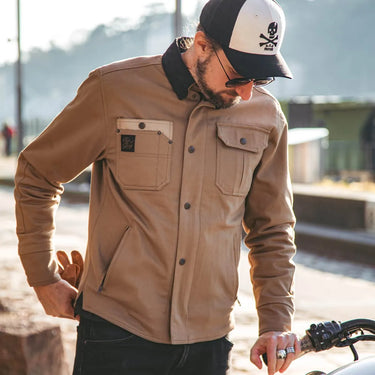 Age of Glory Runaway Riding Shirt - Desert Khaki - MOTOCCINO