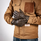Age of Glory Carpenter Leather Winter Gloves - Brown - MOTOCCINO
