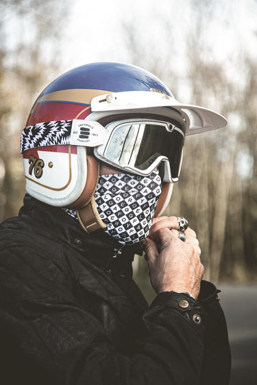 Age of Glory Diamonds Tunnel - White/Black - MOTOCCINO