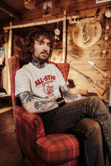 Age of Glory Gasoline T-Shirt - Ecru - MOTOCCINO