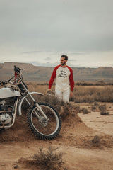 Age of Glory Heritage Longsleeve - Burgundy/Ecru - MOTOCCINO