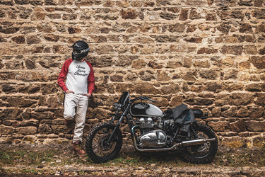 Age of Glory Heritage Longsleeve - Burgundy/Ecru - MOTOCCINO