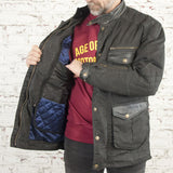 Age of Glory Mission Waxed Jacket - Black - MOTOCCINO