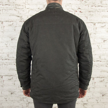 Age of Glory Mission Waxed Jacket - Black - MOTOCCINO