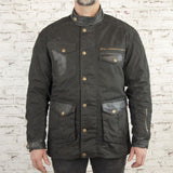 Age of Glory Mission Waxed Jacket - Black - MOTOCCINO