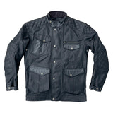 Age of Glory Mission Waxed Jacket - Black - MOTOCCINO