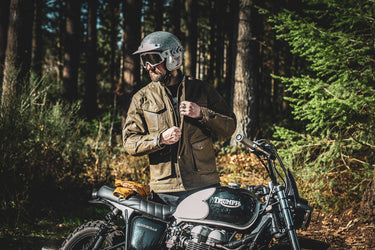 Age of Glory Mission Waxed Jacket - Brown - MOTOCCINO