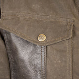 Age of Glory Mission Waxed Jacket - Brown - MOTOCCINO