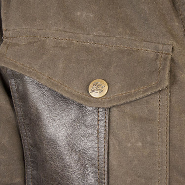 Age of Glory Mission Waxed Jacket - Brown - MOTOCCINO