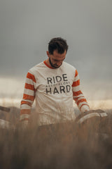Age of Glory Ride Hard Longsleeve - Ecru/Rust - MOTOCCINO