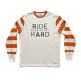 Age of Glory Ride Hard Longsleeve - Ecru/Rust - MOTOCCINO
