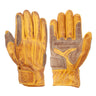 Age of Glory Rover Waxed Leather Gloves - Yellow - MOTOCCINO