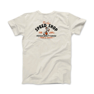 Age of Glory Speed Shop T-Shirt - Ecru - MOTOCCINO