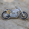 Age of Glory Vintage Tracker Pin - MOTOCCINO