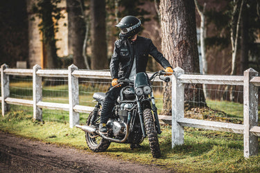 Age of Glory Worker Waxed Jacket - Black - MOTOCCINO