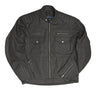 Age of Glory Worker Waxed Jacket - Black - MOTOCCINO