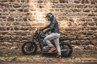 Age of Glory Worker Waxed Jacket - Raw Denim - MOTOCCINO