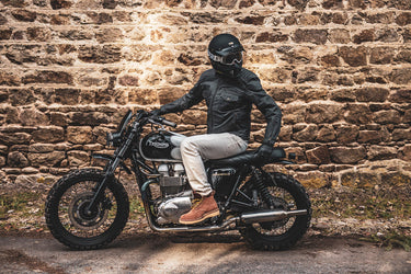 Age of Glory Worker Waxed Jacket - Raw Denim - MOTOCCINO