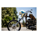 Biltwell Gringo 06 Helmet - SANTA CRUZ Limited Edition - Vintage White - MOTOCCINO